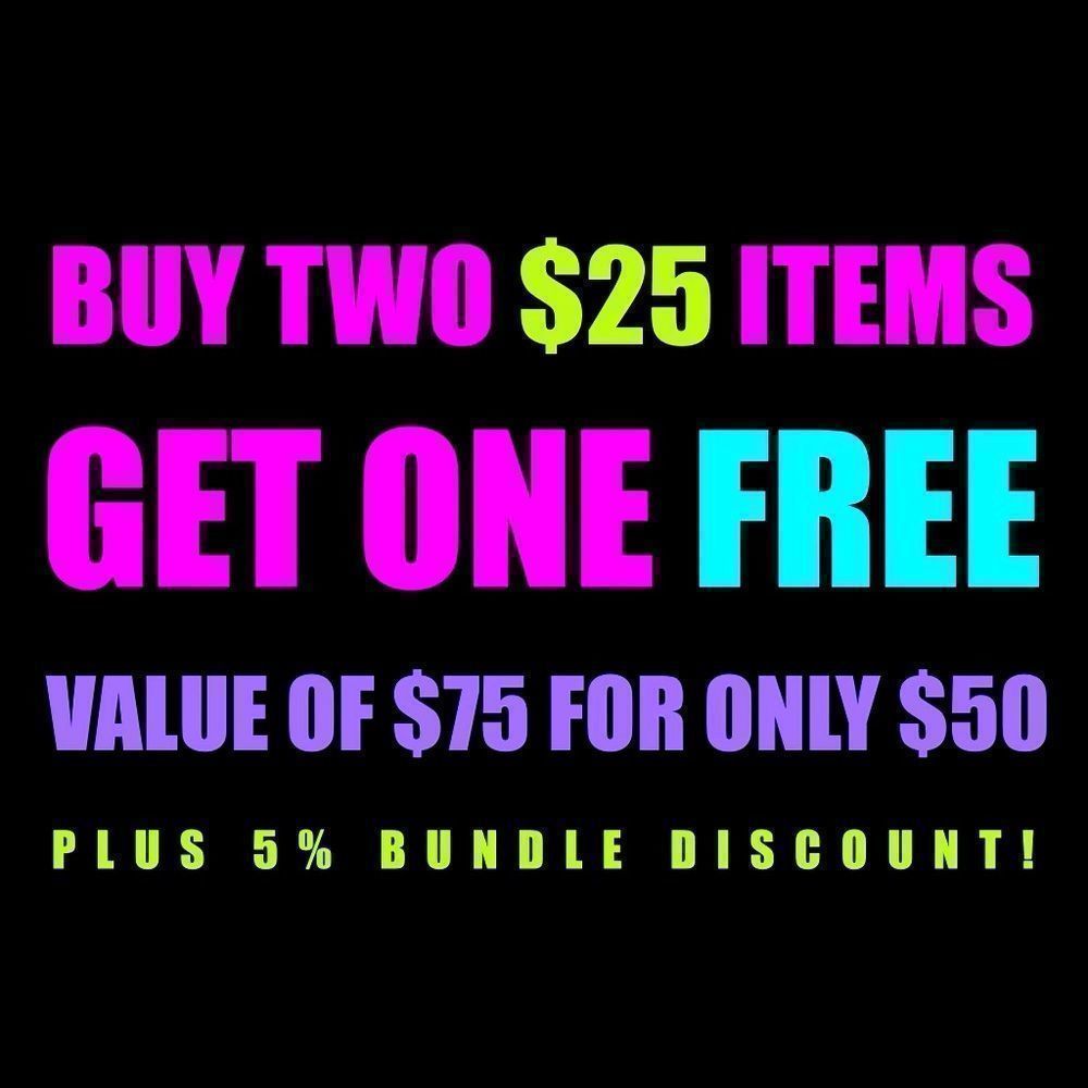 BUY 2 GET 1 FREE!